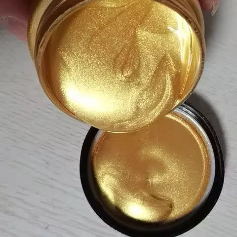 "Golden Paint 60/100ml Acrylic for DIY Metal Art"
