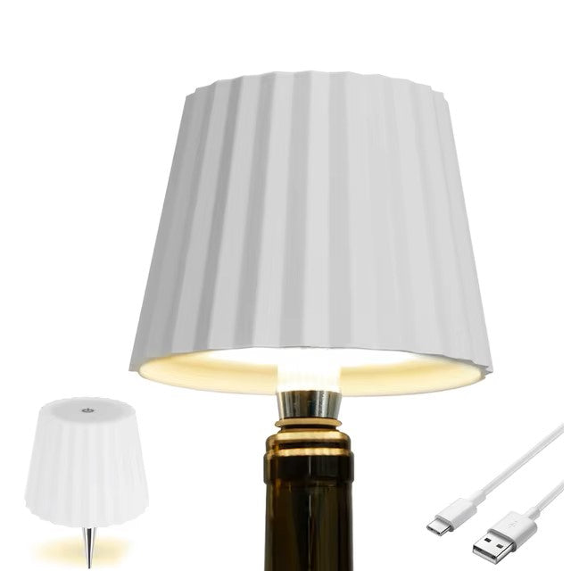 "Lamp Detachable Wine Bottle Rechargeable Night Light"
