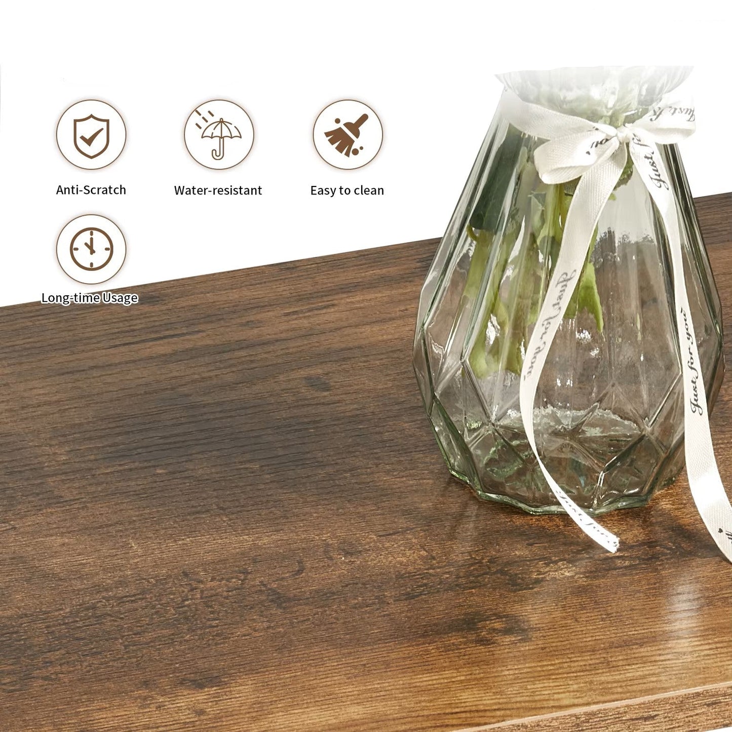 Double Wide 6-Tier Bookcase, Industrial Bookshelf with Metal Frame, Open Large Book Shelf, Wood and Tall Display Shelves Dealshavens