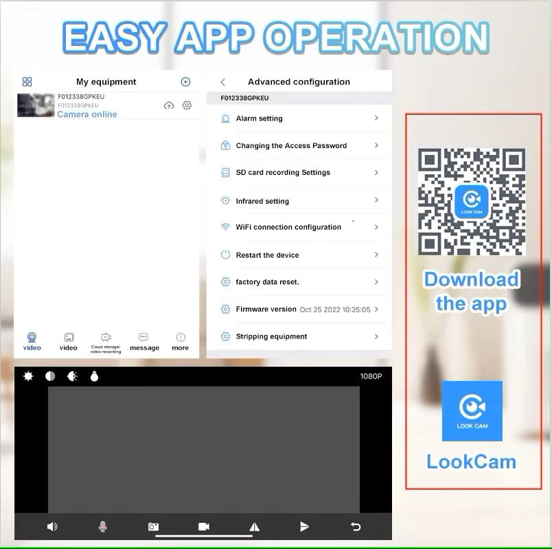 "WiFi Full HD Clock Camera | Night Vision & Motion Detect"