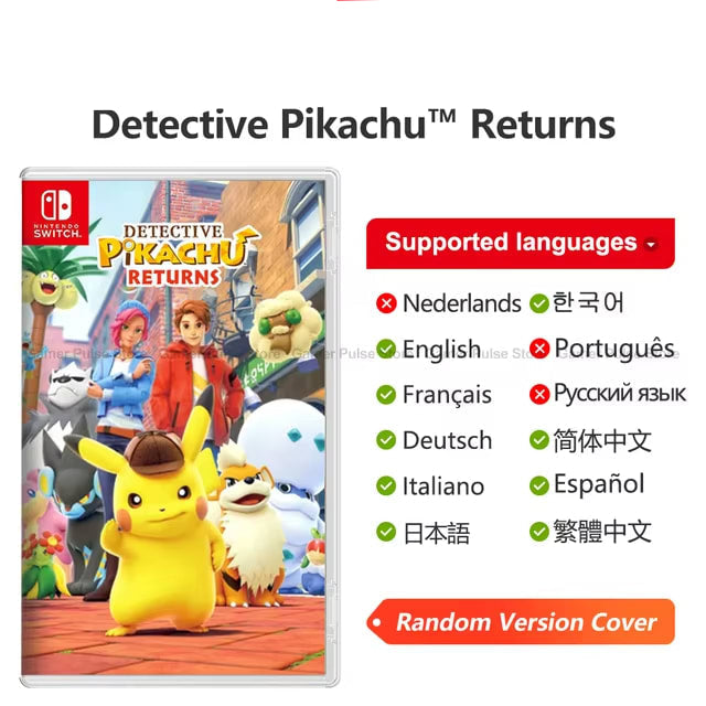 Detective Pikachu Returns Nintendo Switch Game Deals 100% Original Physical Game Card Single Player Adventure Genre for Switch dealshavens
