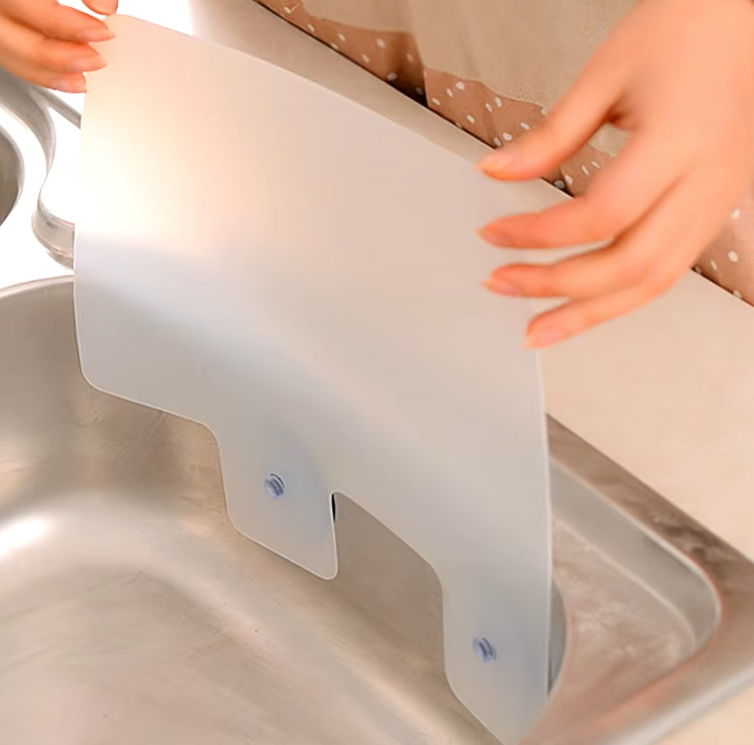 "Splash Kitchen Sink Guard with Sucker"