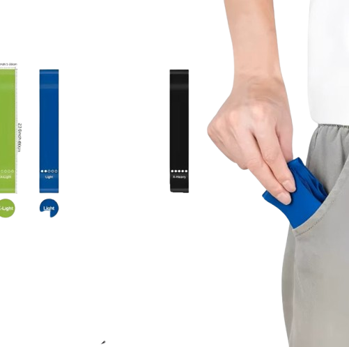 " Resistance Bands 7pc Fitness Set for Strength Training"