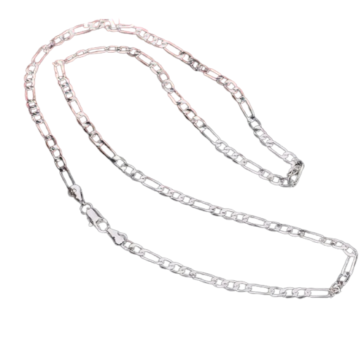 60cm 925 sterling Silver 24Inches fine 4MM chain Necklaces
