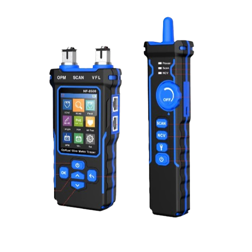 NOYAFA NF-8508 Network Cable Tester LCD Digital Rechargeable Network Line Finder Wire Tracker PoE Checker Optical Wire Meter