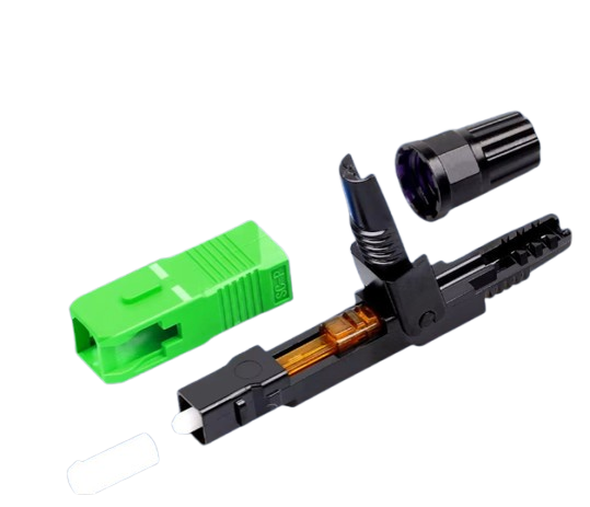 موصل الألياف الضوئية البارد من SIGS موصل الألياف الضوئية موصل SC-APC موصل سريع سلك جلدي مدمج FTTH