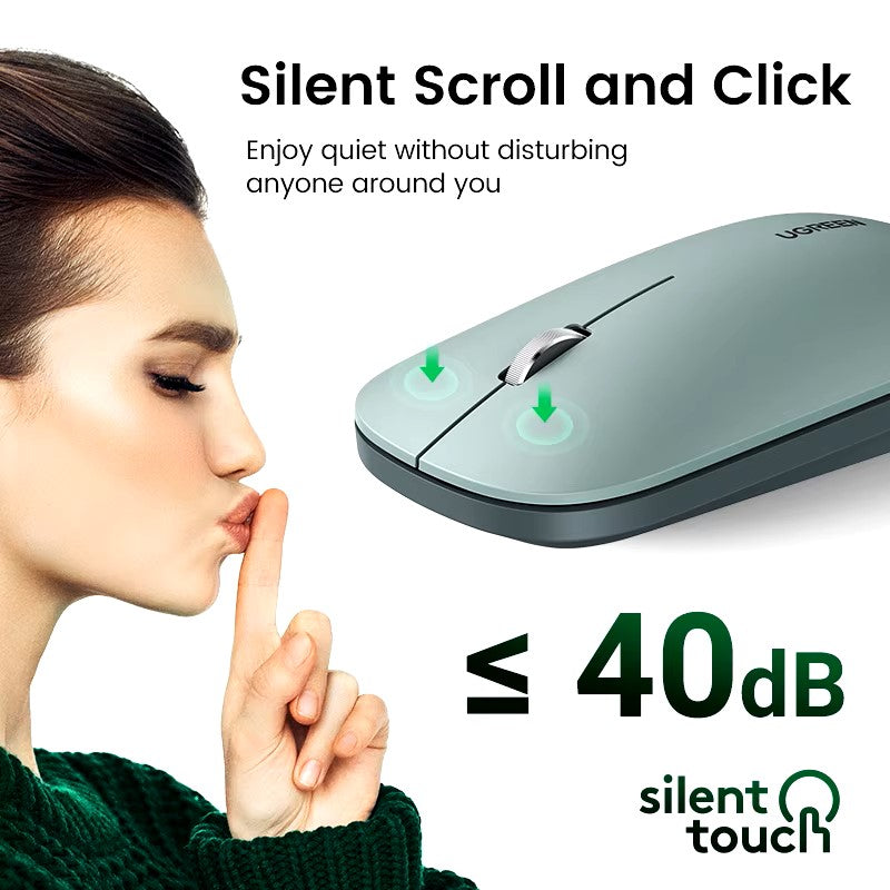 "UGREEN 4000 DPI Wireless Mouse, Silent Click, 2.4G"