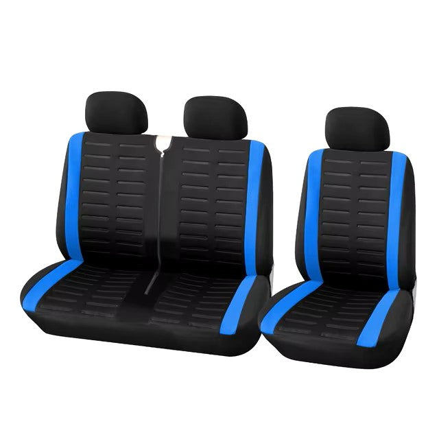 Stripe cars Seat Covers 3D blue