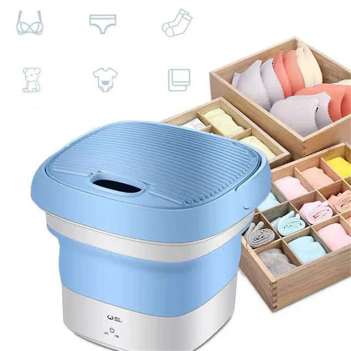 Portable Foldable Mini Washing Machine, 11L, 3 Cleaning Modes - Dealshavens