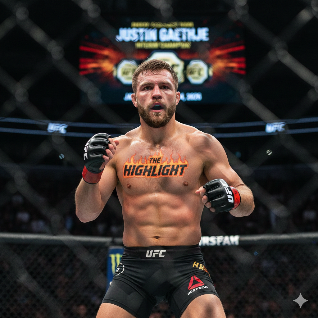 Justin Gaethje, American mixed martial artist and UFC fighter.