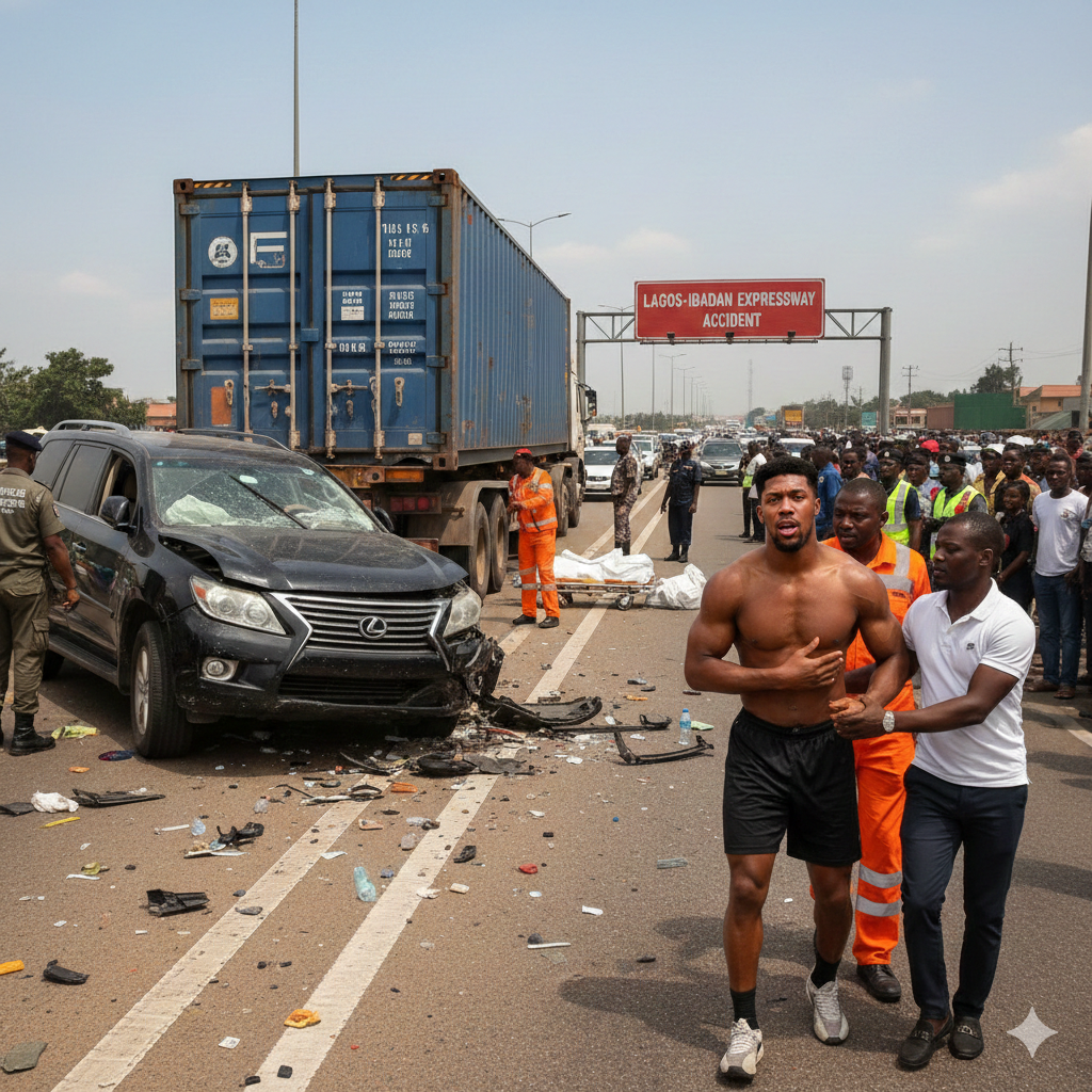 Anthony Joshua survived a fatal car crash on the Lagos-Ibadan Expressway in Nigeria on December 29, 2025, sustaining minor injuries while two of his close associates tragically lost their lives.