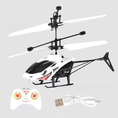 One Pc Remote-Controlled Aircraft Induction Aircraft Gesture Suspension Charging Animal Helicopter Luminous Toy - Dealshavens