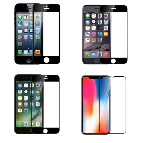 1-5PCS 9D Screen Protector Tempered Glass for IPhone 15 14 13 16 12 11 Pro Max Protective Glass for IPhone X XR XS Max 7 14 Plus