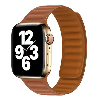 Magnetic For Apple Watch Ultra 49mm Band 41mm 45mm 40mm 44mm 38/42mm Silicone Link Bracelet iWatch Series 8 7 6 SE 5 4 3 Strap Dealshavens