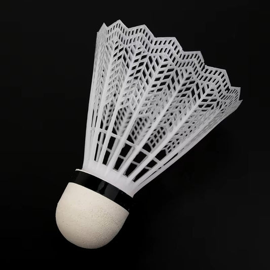 12Pcs White Badminton Plastic Shuttlecocks Indoor Outdoor Gym Sports Accessories