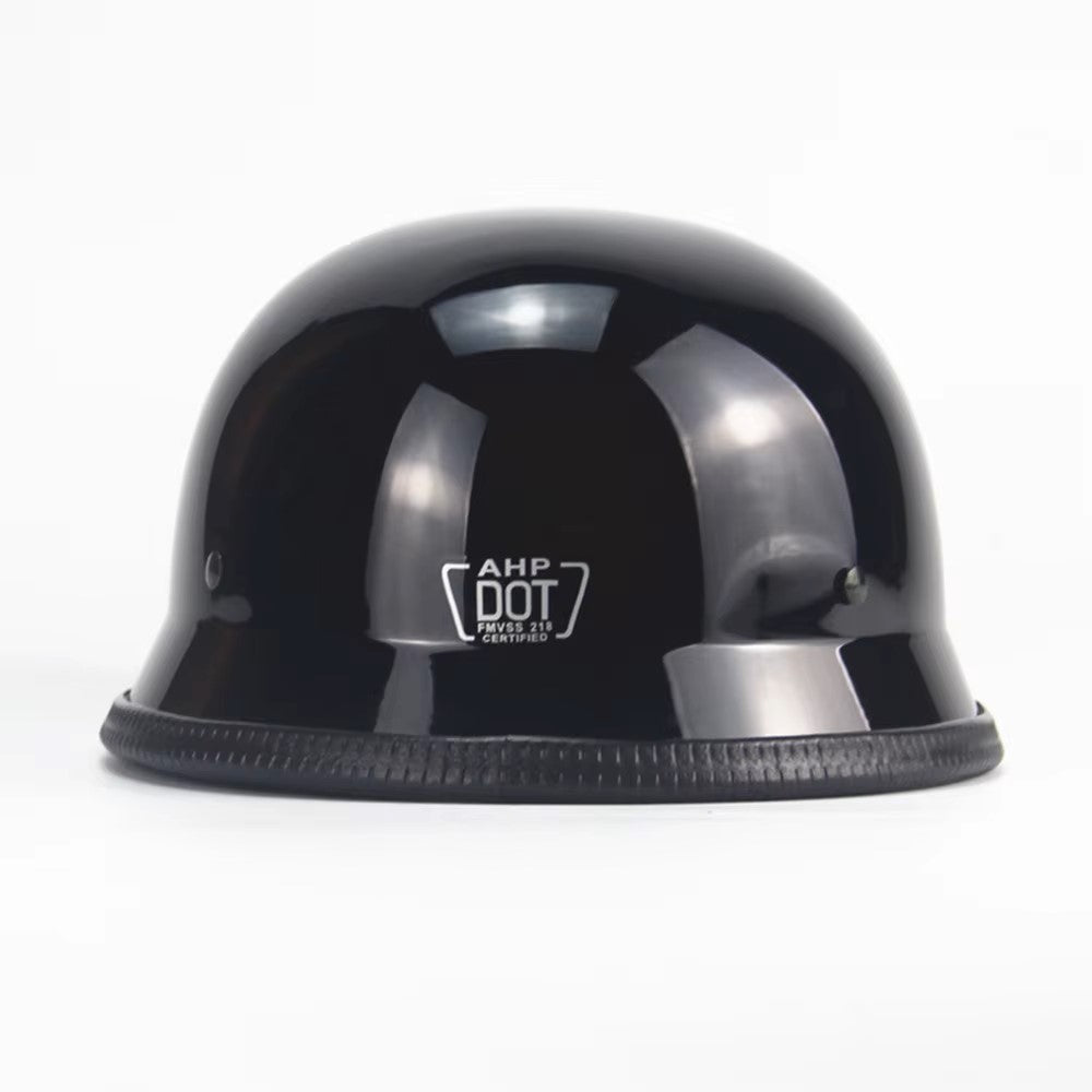 "Motorcycle Vintage Half Face Cruiser Helmet DOT"