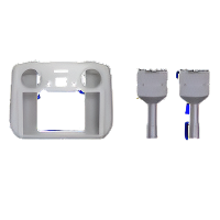 BRDRC Silicone Case for DJI Mini 4 Pro/Air 3S Drone RC 2 Sleeve Scratch Proof Protection Cover Shell Remote Control Accessory