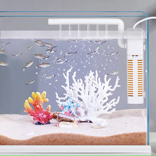 Aquarium Water Pump Filter Internal Fish Tank Filters Silent Efficient Oxygenation USB Filter For Wave Making Oxygen Filtration - Dealshavens