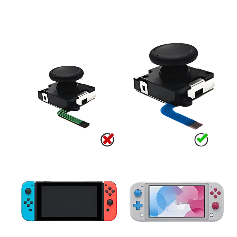 2/4/6pcs 3D Analog Joystick For Switch Lite And Switch Joy-on Replacement Joystick Left Or Right Analog Thumb Stick Joystick dealshavens