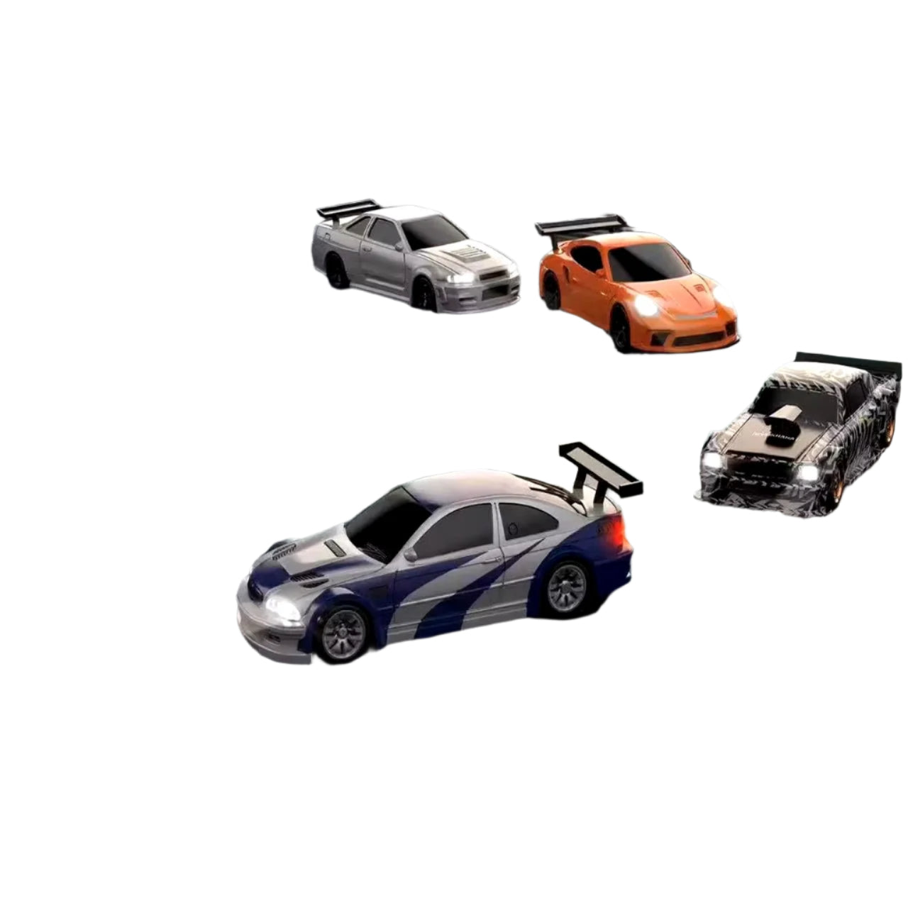 2.4G RC Drift Car 1/43 4WD Remote Control Car High Speed Four Wheel Drive Radio Controlled Mini Racing Car Model Boy Toy Gift