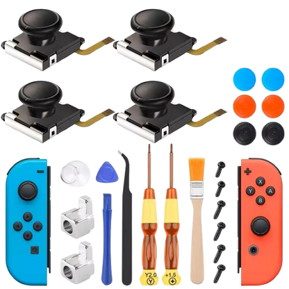 25In1 Joycon Joystick Replacement Kit for Nintendo Switch Ns Left Right Controller Repair Parts 3D Analog Thumb Stick Accessory