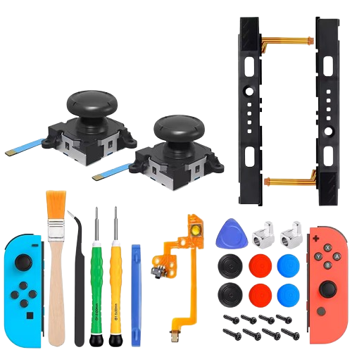 25In1 Joycon Joystick Replacement Kit for Nintendo Switch Ns Left Right Controller Repair Parts 3D Analog Thumb Stick Accessory