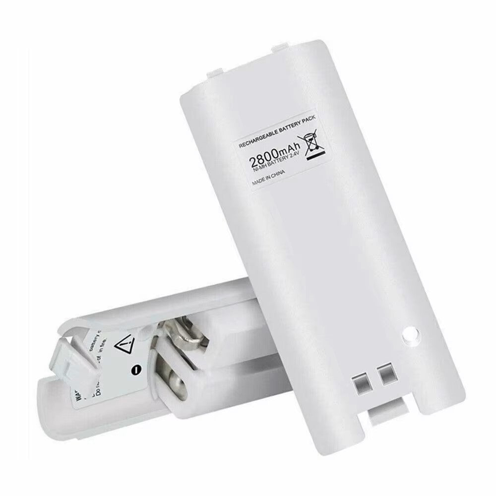 2pcs Rechargeable 2800mAh Batteries For Nintendo wii/wii U for Nintendo Wii Remote Controller