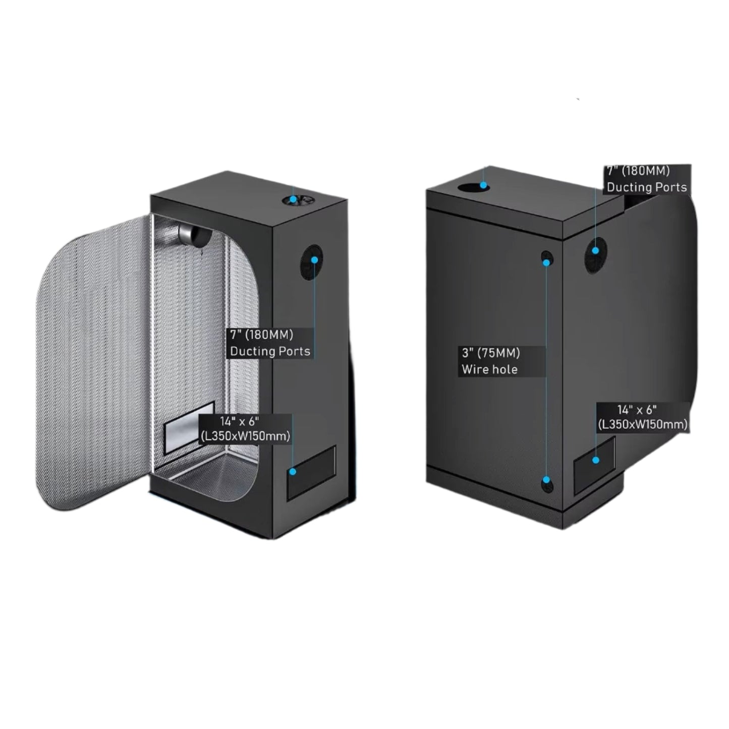 "LED 300W Grow Light Kit + 36"x20"x63" Tent Combo"