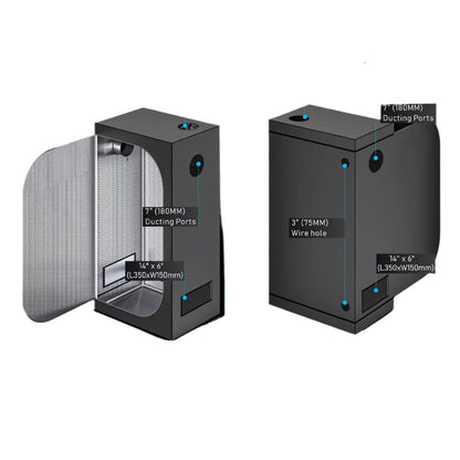 "LED 300W Grow Light Kit + 36"x20"x63" Tent Combo"