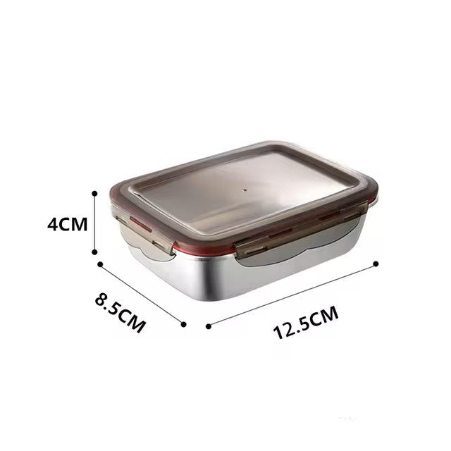 304 Stainless Steel Food Lunch Bento Box Sealed Leakproof Travel Storage Box Household Pickle Box Microwave Heating Lunchboxs Dealshavens