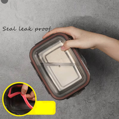 304 Stainless Steel Food Lunch Bento Box Sealed Leakproof Travel Storage Box Household Pickle Box Microwave Heating Lunchboxs Dealshavens