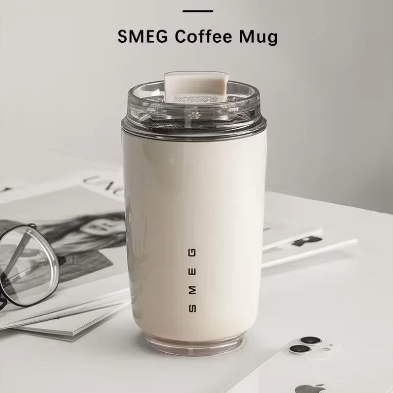 350ML Stainless Steel SMEG Water Bottles Insulated Water Bottles Thermos Bottle Drinking Bottle Coffee Cup Travel Mug - Dealshavens