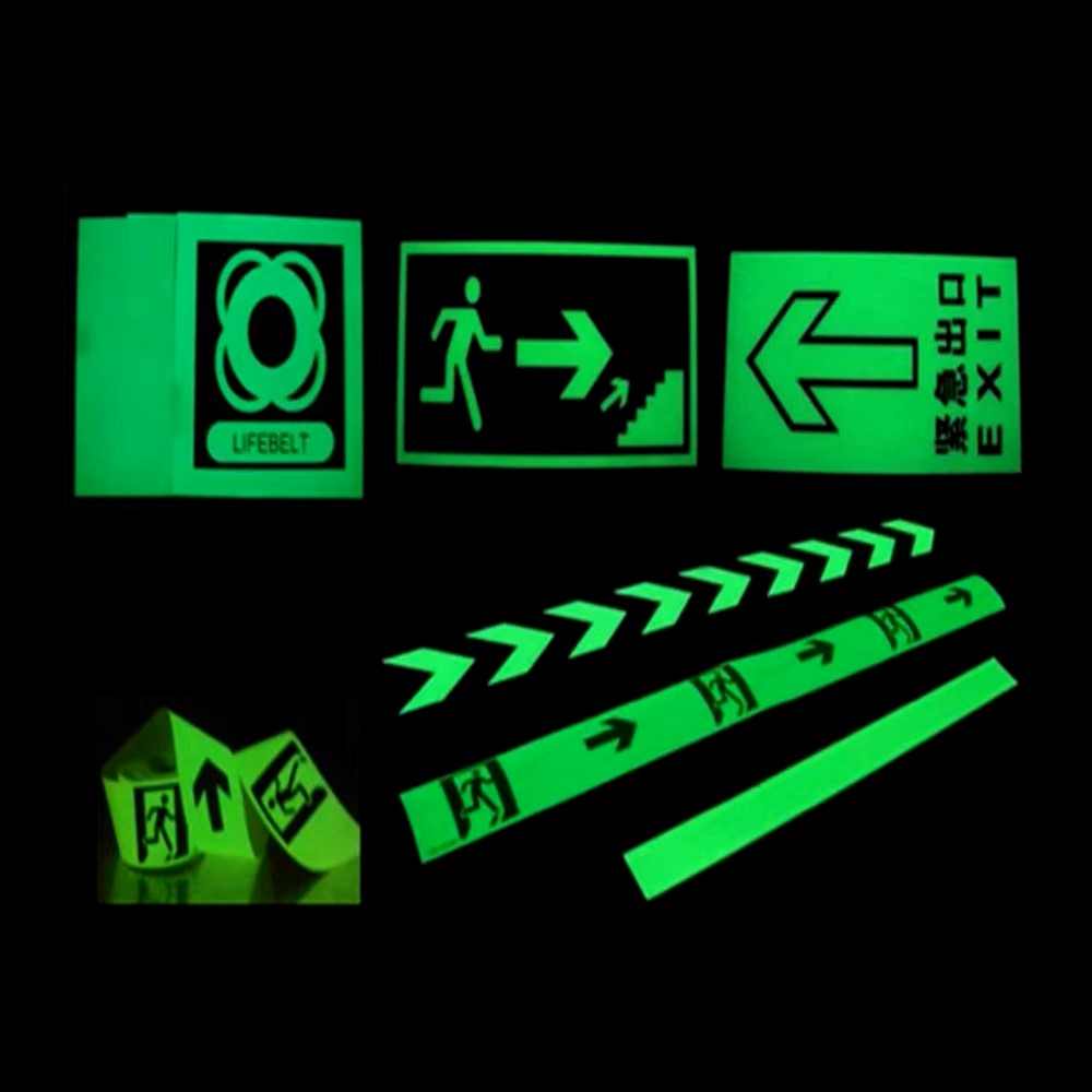 3M Luminous Tape Warning Band Glow In The Dark Wall Stickers Living Room Bedroom Home Decoration DIY Art Decal Fluorescent Dealshavens