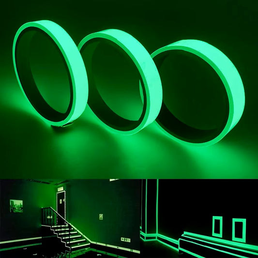 3M Luminous Tape Warning Band Glow In The Dark Wall Stickers Living Room Bedroom Home Decoration DIY Art Decal Fluorescent Dealshavens