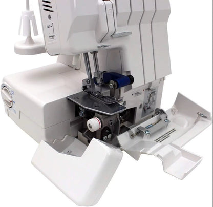 3 or 4 Thread Serger, Lay In Tensions, Adjustable Differential Feed, Built In Rolled Hem, Automatic Lower