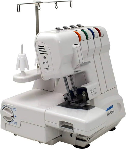 3 or 4 Thread Serger, Lay In Tensions, Adjustable Differential Feed, Built In Rolled Hem, Automatic Lower