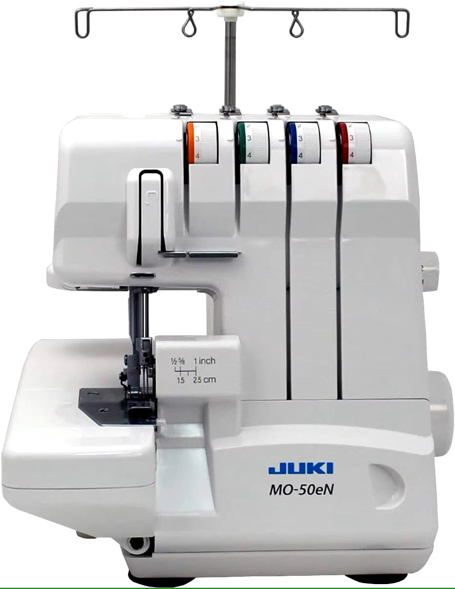 3 or 4 Thread Serger, Lay In Tensions, Adjustable Differential Feed, Built In Rolled Hem, Automatic Lower