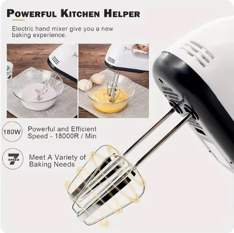 Home appliances, 100W electric wireless hand mixers, kitchen hand blenders, seven speeds portable electric food mixers - Dealshavens