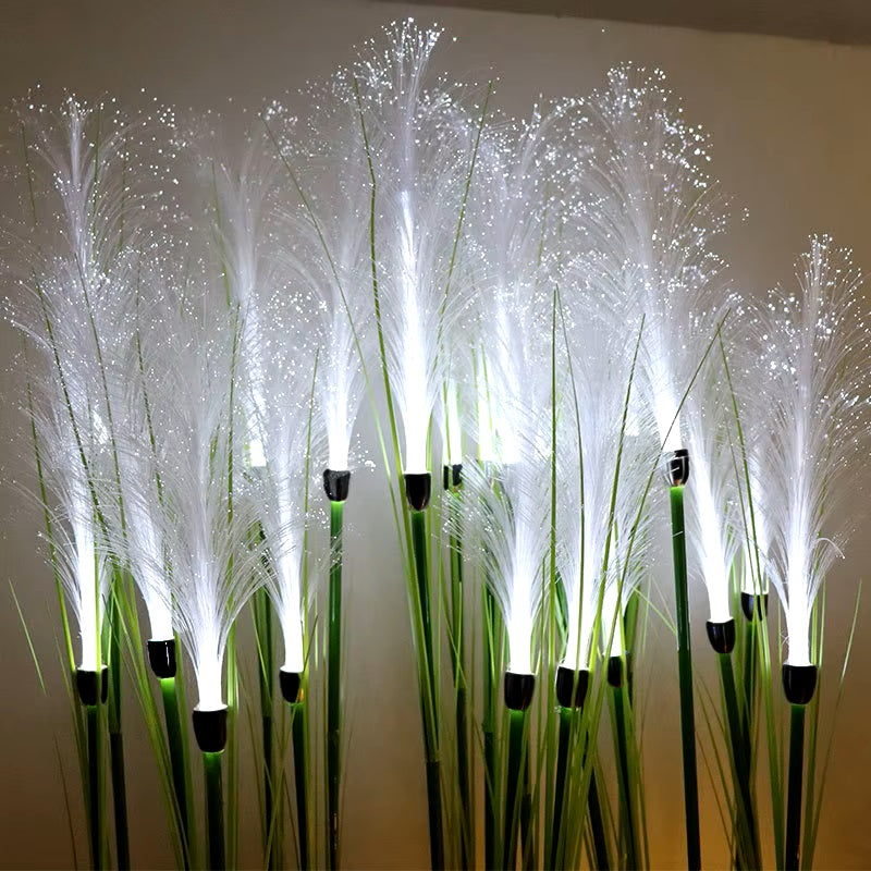 White LED Solar Garden Lights