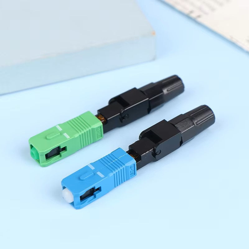 5Pcs/set FTTH SC APC Single Mode SC UPC Fiber Optic Quick Connector FTTH Fiber Optic Fast Connector SC Fiber Field Assembly Tool Dealshavens