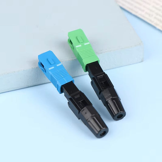 5Pcs/set FTTH SC APC Single Mode SC UPC Fiber Optic Quick Connector FTTH Fiber Optic Fast Connector SC Fiber Field Assembly Tool Dealshavens