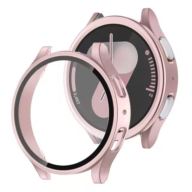 Glass+PC Case for samsung Galaxy watch 7 6 5 4 44mm 40mm Accessories all-around Anti-fall bumper cover watch7 4 Screen protector Dealshavens