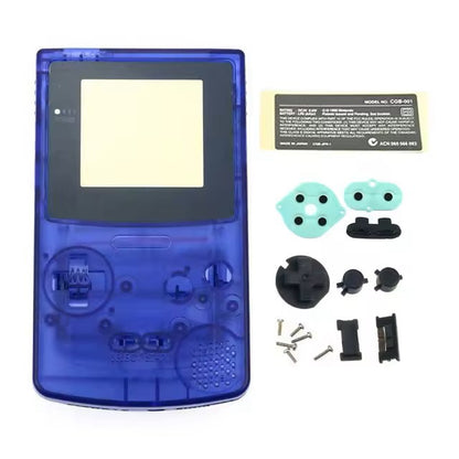 JCD Plastic Game Shell Housing Case Cover For Gameboy Color Game GBC Console Shell With Buttons Kits Screw Sticker Label Part Dealshavens