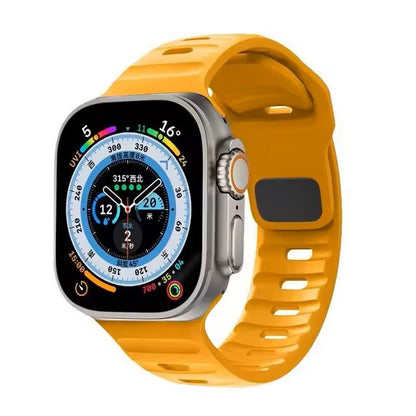 New Original Silicone Strap For Apple Watch Ultra 49mm Sports Bracelet iWatch Series 9 8 7 45mm 41mm 6 5 4 3 SE2 44mm 40mm Band Dealshavens