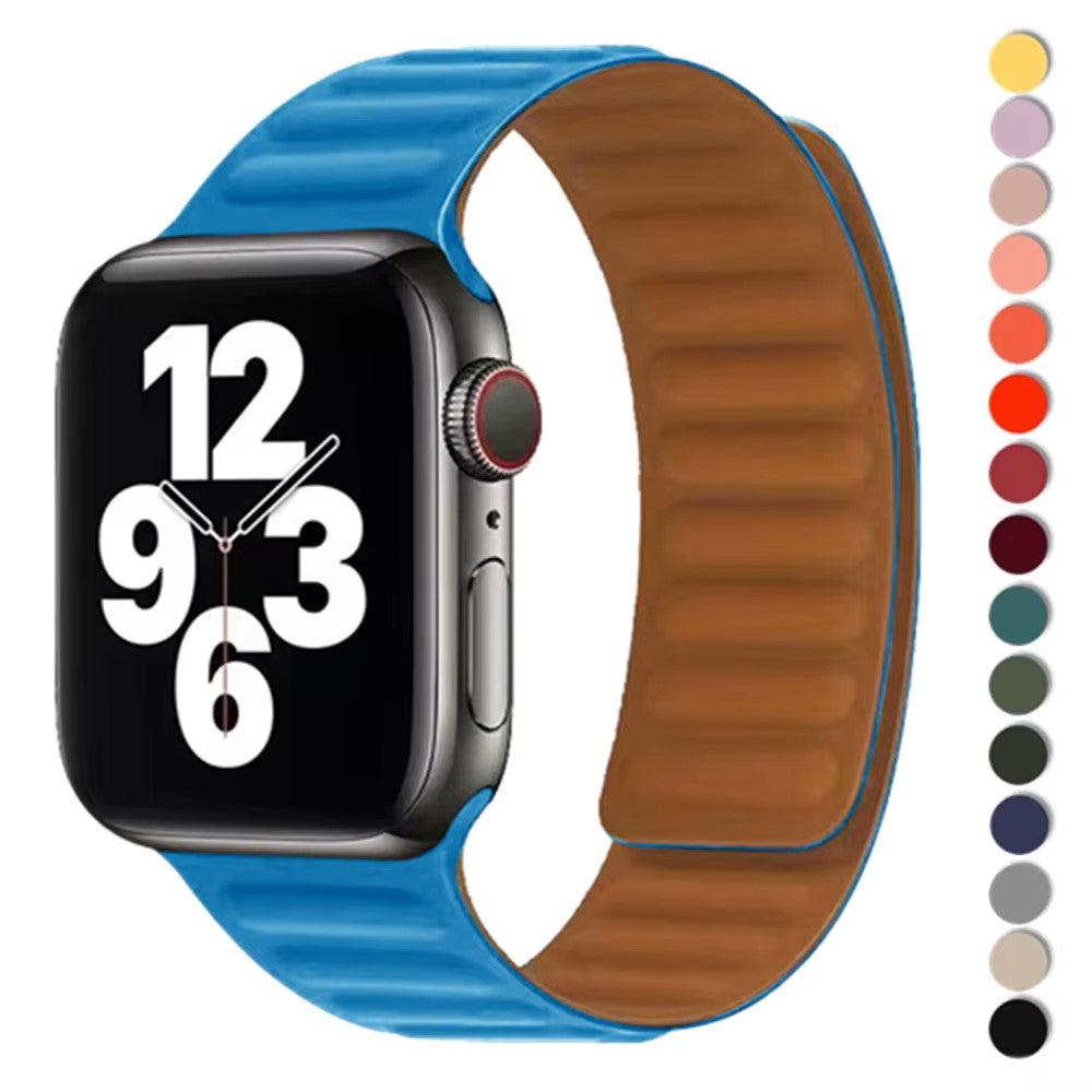 Magnetic For Apple Watch Ultra 49mm Band 41mm 45mm 40mm 44mm 38/42mm Silicone Link Bracelet iWatch Series 8 7 6 SE 5 4 3 Strap Dealshavens