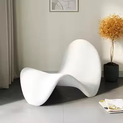 Tongue Chair Lazy Person Sofa Single Designer Models Living Room Balcony Lying Leisure Creative Net Red Ins Style Single Chair - Dealshavens