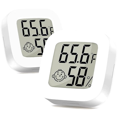 LCD Electronic Digital Temperature Humidity Meter Indoor Outdoor Thermometer Hygrometer Weather Station Clock Dealshavens