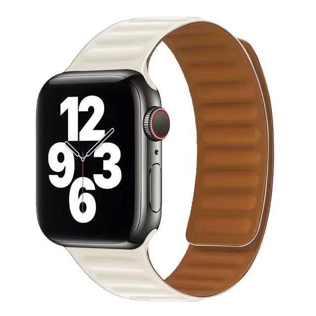 Magnetic For Apple Watch Ultra 49mm Band 41mm 45mm 40mm 44mm 38/42mm Silicone Link Bracelet iWatch Series 8 7 6 SE 5 4 3 Strap Dealshavens