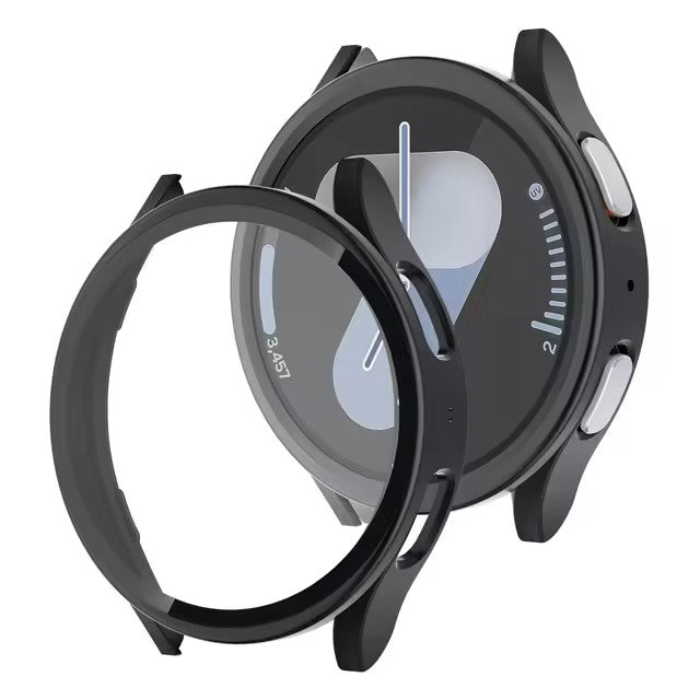 Glass+PC Case for samsung Galaxy watch 7 6 5 4 44mm 40mm Accessories all-around Anti-fall bumper cover watch7 4 Screen protector Dealshavens