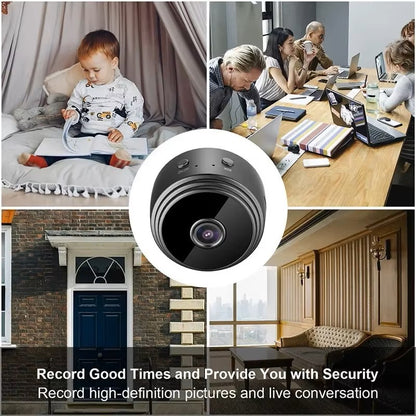 "Security Camera A9 Mini WiFi | 1080P Night Vision Cam"